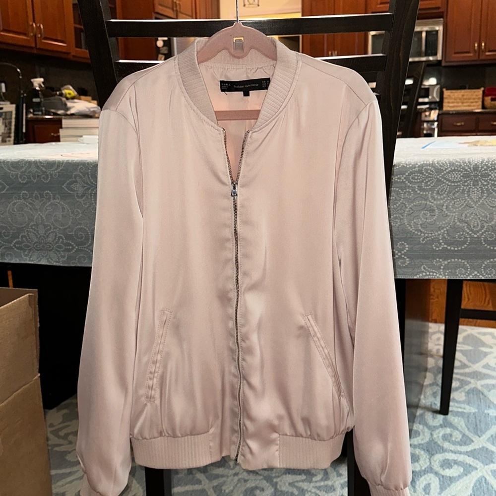 Zara size XS lightweight bomber jacket- great condition